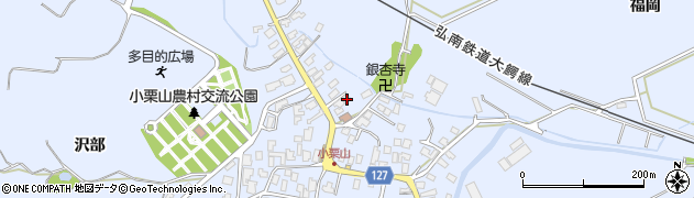 青森県弘前市小栗山小松ケ沢168周辺の地図