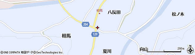 青森県弘前市相馬八反田76周辺の地図