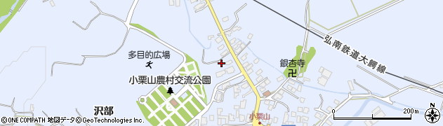 青森県弘前市小栗山小松ケ沢179周辺の地図