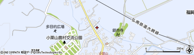 青森県弘前市小栗山小松ケ沢172周辺の地図