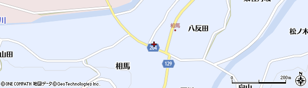 青森県弘前市相馬八反田20周辺の地図