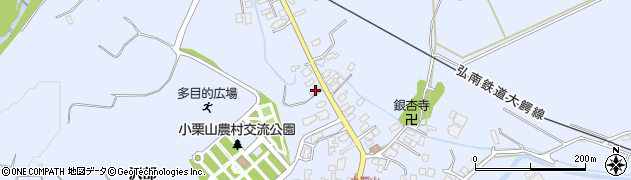 青森県弘前市小栗山小松ケ沢178周辺の地図