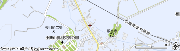 青森県弘前市小栗山小松ケ沢173周辺の地図