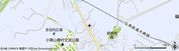 青森県弘前市小栗山小松ケ沢174周辺の地図