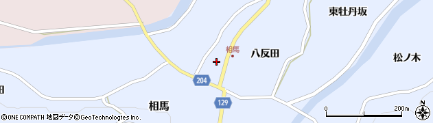 青森県弘前市相馬八反田19周辺の地図