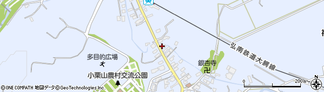 青森県弘前市小栗山小松ケ沢249周辺の地図
