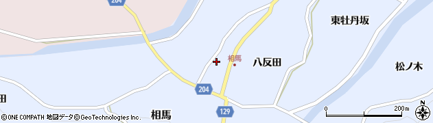 青森県弘前市相馬八反田9周辺の地図