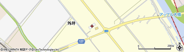 青森県弘前市石川外坪77周辺の地図