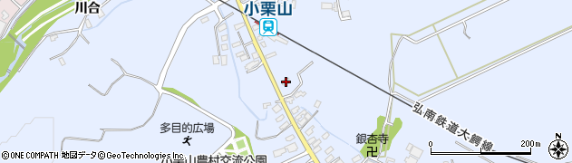青森県弘前市小栗山川合20周辺の地図