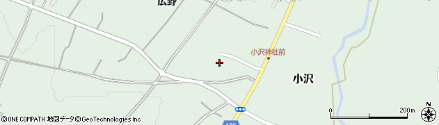 青森県弘前市小沢広野68周辺の地図