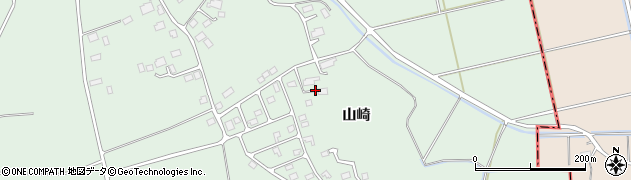 青森県五戸町（三戸郡）上市川（山崎）周辺の地図