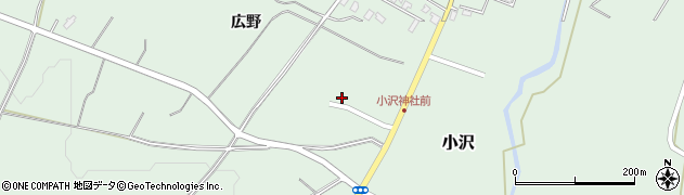 青森県弘前市小沢広野78周辺の地図