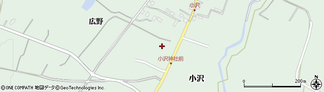 青森県弘前市小沢広野80周辺の地図