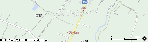 青森県弘前市小沢広野87周辺の地図