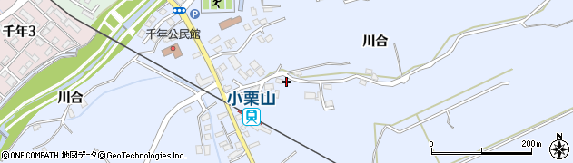 青森県弘前市小栗山川合31周辺の地図