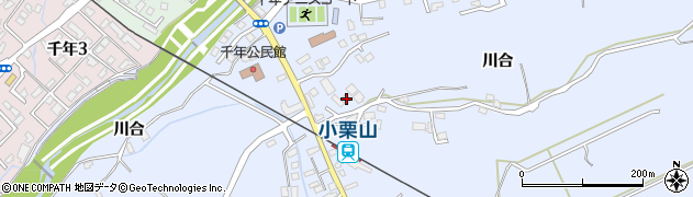 青森県弘前市小栗山川合30周辺の地図