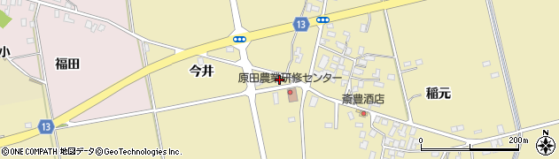 青森県平川市原田今井118周辺の地図