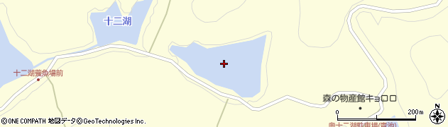 落口ノ池周辺の地図