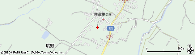 青森県弘前市小沢広野115周辺の地図