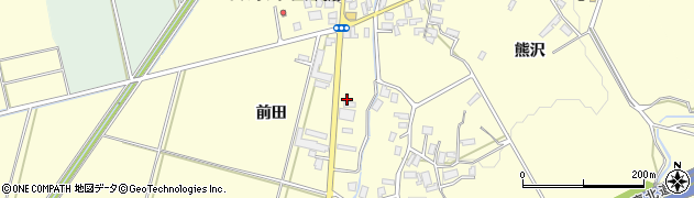 青森県平川市高畑（前田）周辺の地図