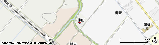 青森県弘前市松木平（柳田）周辺の地図