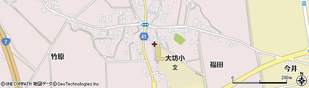 青森県平川市大坊福田27周辺の地図