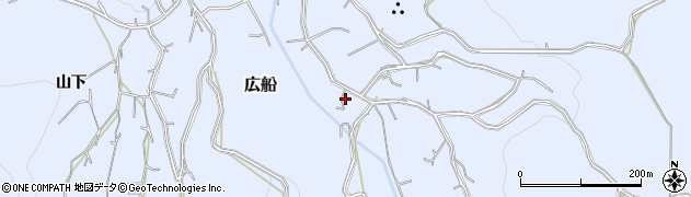 青森県平川市広船広沢329周辺の地図