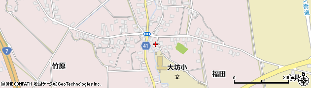 青森県平川市大坊福田28周辺の地図