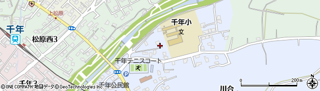 青森県弘前市小栗山川合11周辺の地図