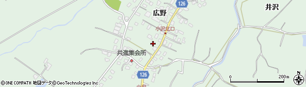 青森県弘前市小沢広野132周辺の地図