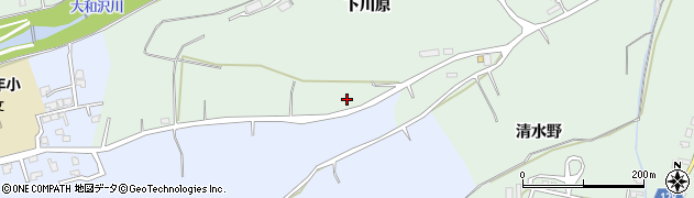 青森県弘前市清水森下川原17周辺の地図