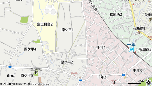 〒036-8144 青森県弘前市原ケ平の地図
