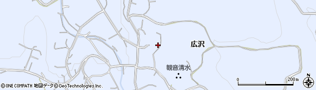 青森県平川市広船広沢66周辺の地図