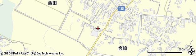 青森県平川市沖館西田124周辺の地図