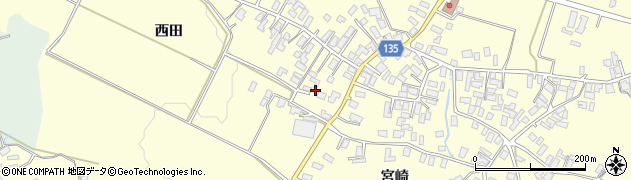 青森県平川市沖館西田114周辺の地図