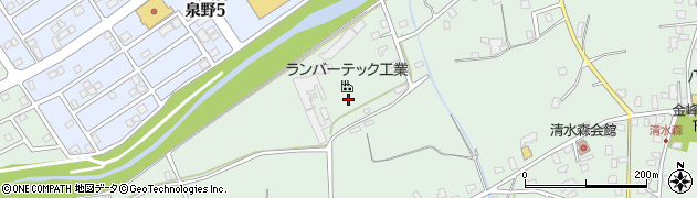 青森県弘前市清水森下川原周辺の地図