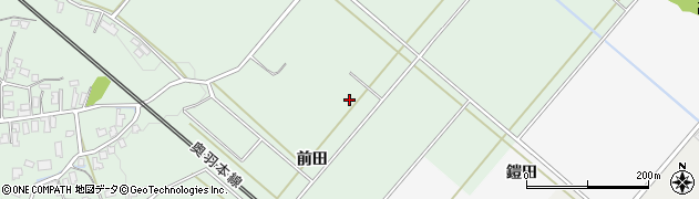 青森県弘前市清水森前田周辺の地図