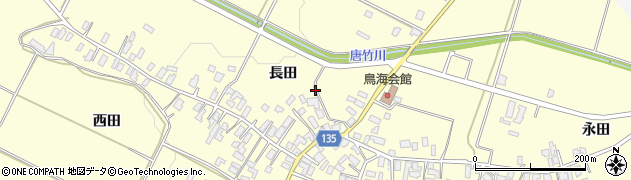 青森県平川市沖館長田周辺の地図