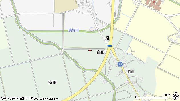 〒036-0143 青森県平川市吹上平岡の地図