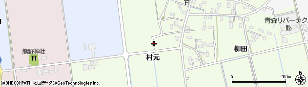 青森県平川市石郷村元周辺の地図