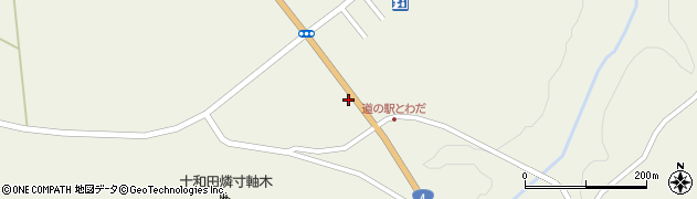青森県十和田市伝法寺平窪周辺の地図