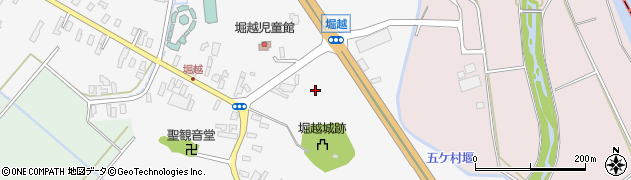 青森県弘前市堀越柏田周辺の地図