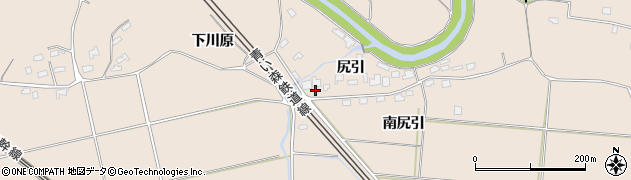 青森県八戸市市川町尻引1周辺の地図