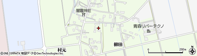 青森県平川市石郷村元130周辺の地図