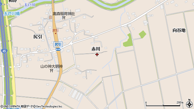 〒039-2241 青森県八戸市市川町の地図