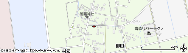 青森県平川市石郷村元100周辺の地図