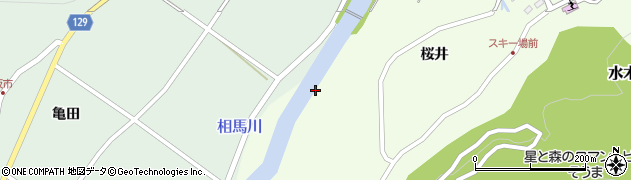 相馬川周辺の地図