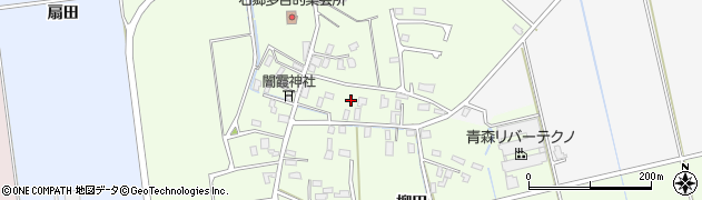 青森県平川市石郷村元209周辺の地図