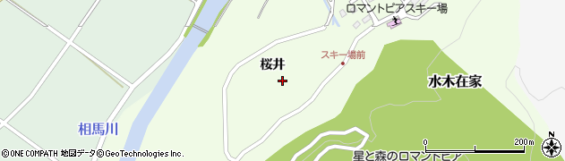 青森県弘前市水木在家（桜井）周辺の地図