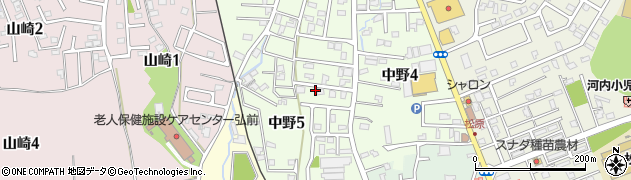 中野幼児公園周辺の地図